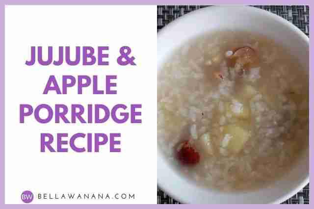 Jujube Apple Porridge Recipe