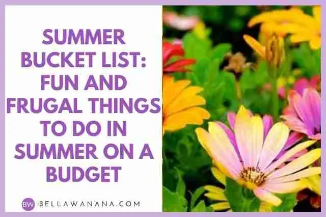 summer bucket list